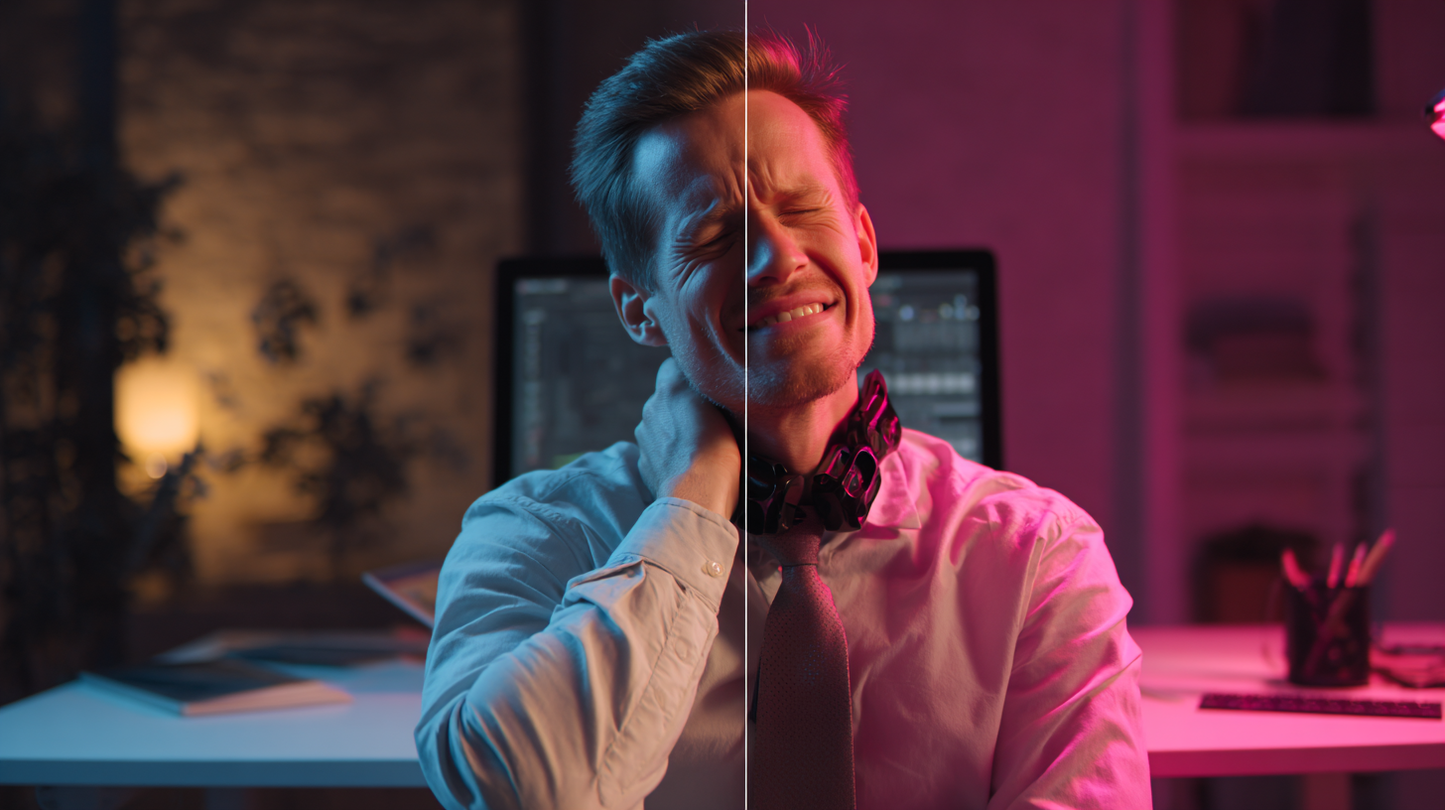 Portable Smart Neck Fan – Quiet Cooling & USB Rechargeable