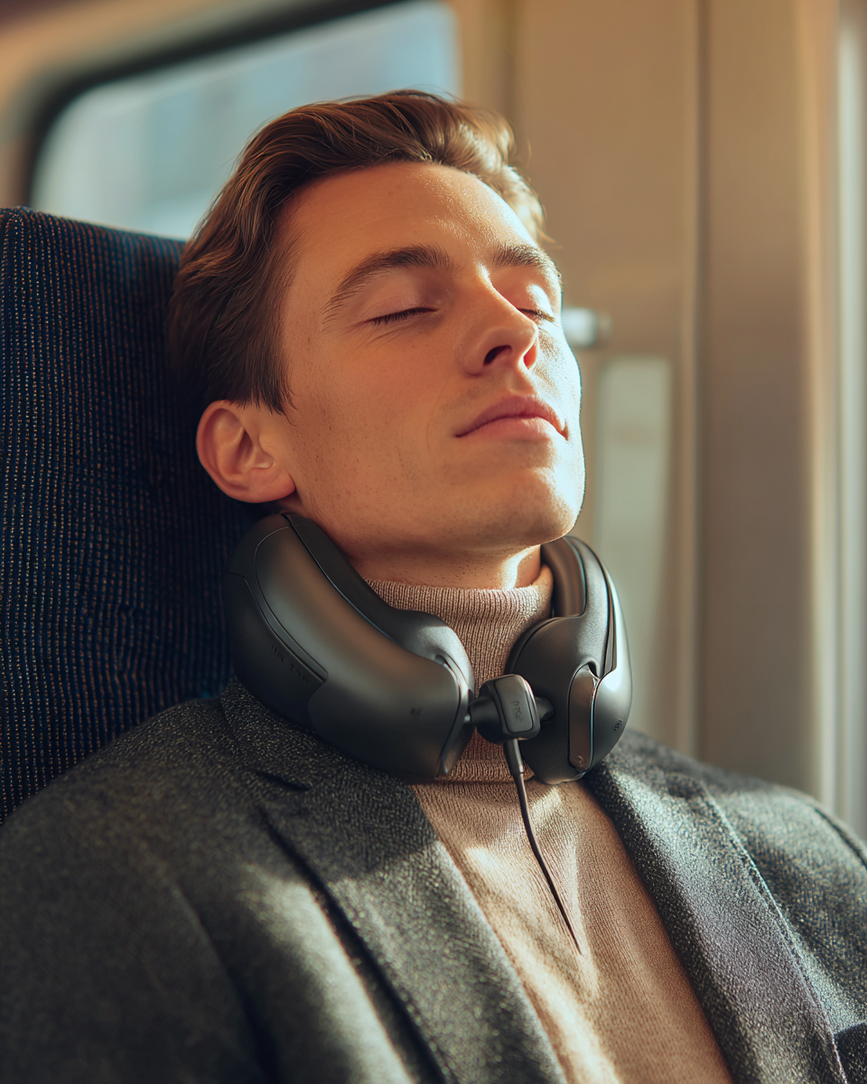 Portable Smart Neck Fan – Quiet Cooling & USB Rechargeable