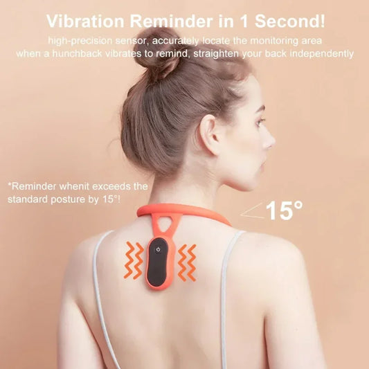 Smart Posture Corrector Back Brace Massager Posture Training Belt Kid Sitting Humpback Corrector Trainer LCD Pose Correction
